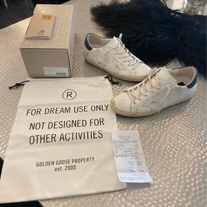 Womens Golden goose sneakers size 40 w RECEIPT